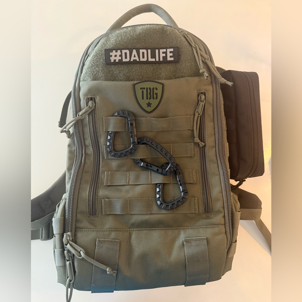 Tactical Baby Gear Diaper Bag Backpack - Ranger Green